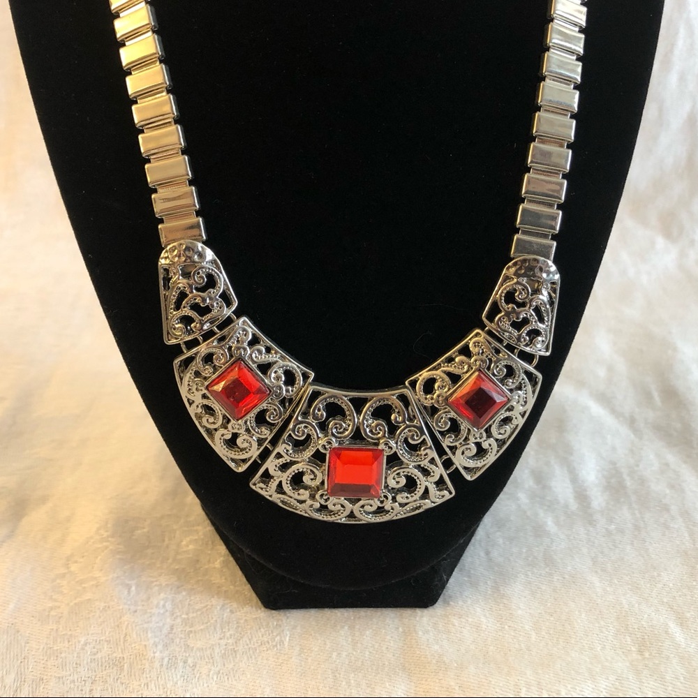 Statement necklace set - Picture 3 of 7